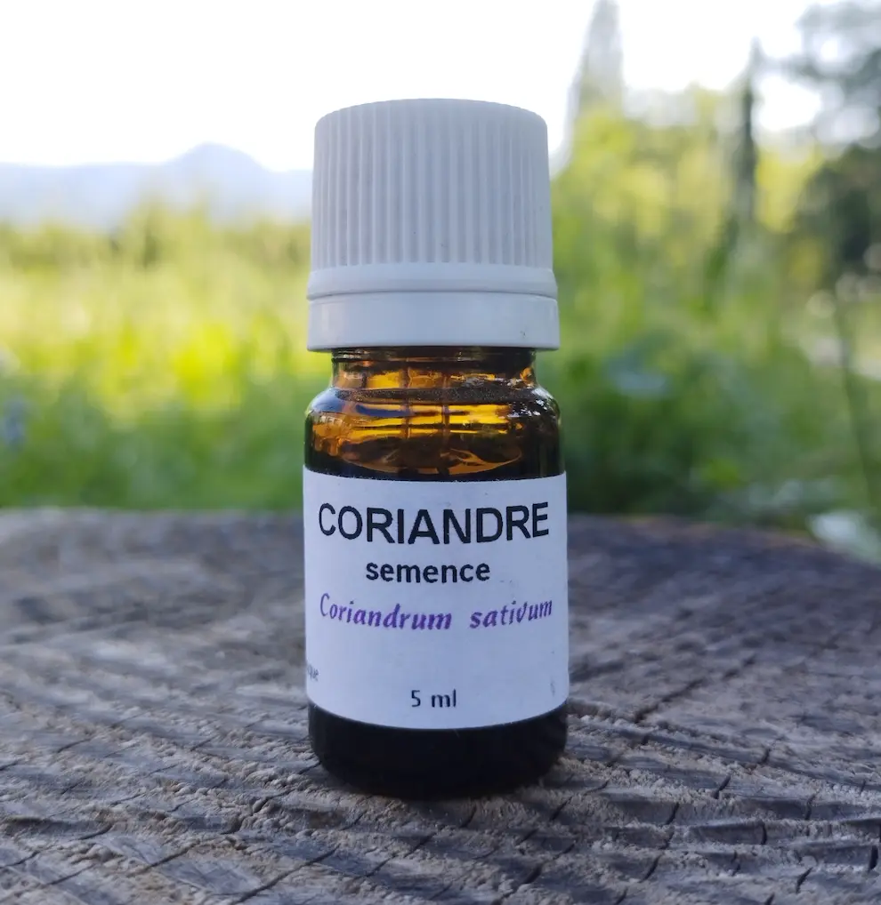 Huile essentielle de coriandre (graines) 5 ml  